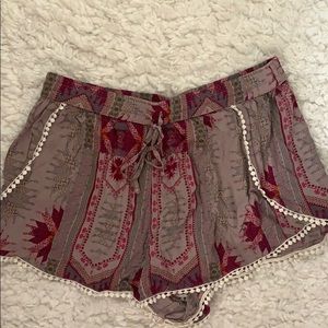 Nordstrom Brand Boho Printed Shorts